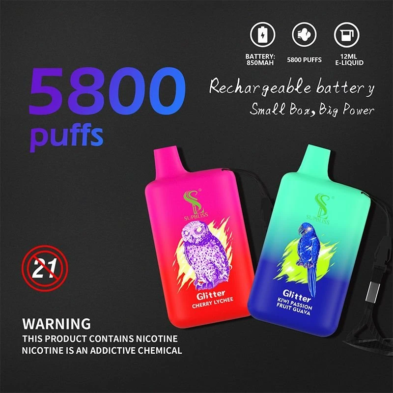 product-800-800 SUPBLISS Glitter 5800 electroic cigarette disposable vape