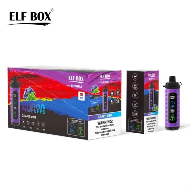 grape mint_ELF BOX SHISHA MAX 40000