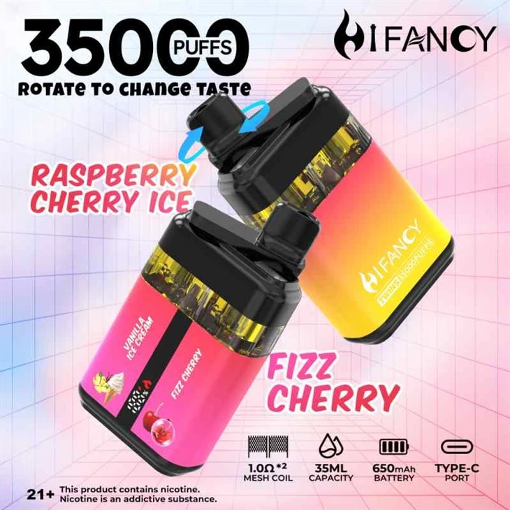 HIFANCY TWINS 35000 Puffs Dual Flavors