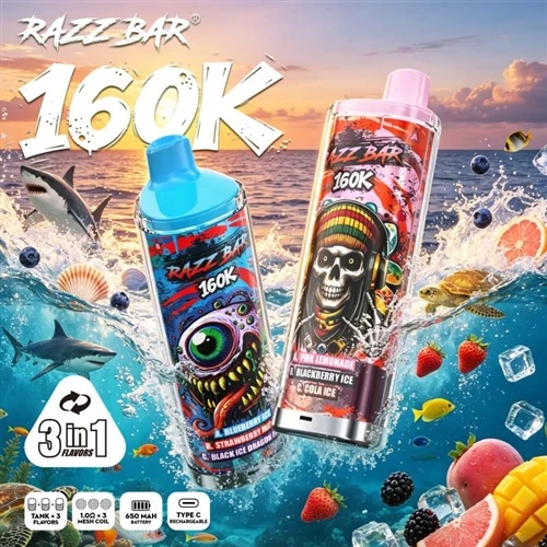 Razz Bar 160K: ieskats e-cigarešu nozares jaunināšanā — izmaiņas kapacitātē, ...