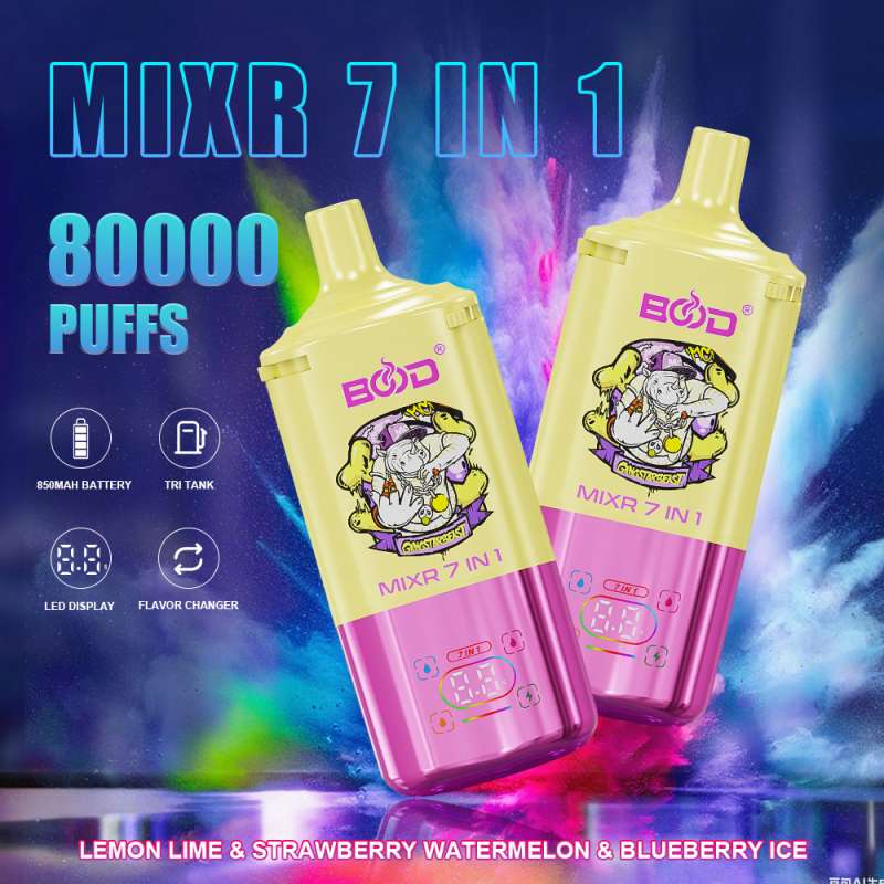 Lemon-lime-Strawberry--watermelon-Blueberry-iceBOOD MIXR 7 IN 1 80000