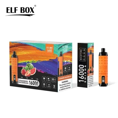 Jauns produkts: ELF BOX SHISHA 16000 vienreizējās lietošanas elektroniskā cig...