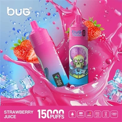 Bug Tornado 15000, baudiet tādu pašu kvalitāti kā Fumot Randm Tornado 15000.