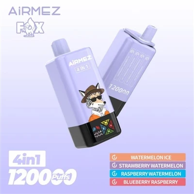 Airmez Fox 120000, pašlaik lielākais PUFFS produkts Eiropas noliktavā