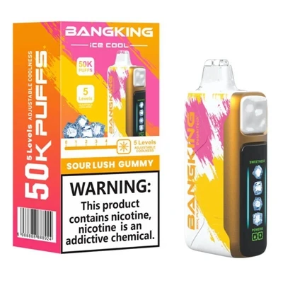 BANGKING ICE COOL 60 K augstas{1}}jaudas vienreizējās lietošanas uzlādējams r...