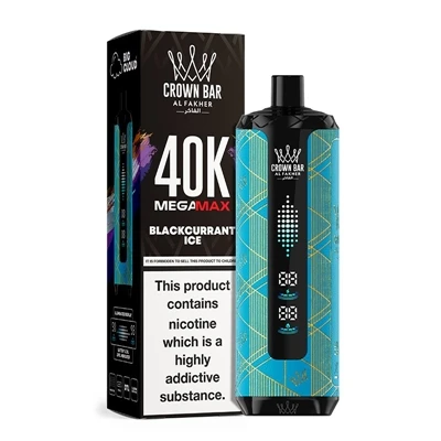 Patiesi uzlabota 40 K DTL vienreizējās lietošanas E-cigarete - AL Fakher Crow...