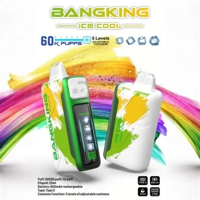 BANGKING ICE King COOL 60K: jauns vienreizlietojamo e{1}cigarešu etalons.