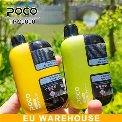 POCO TP20000: vienreizējās lietošanas E{1}}cigarešu iespēja, kas iemieso ilgt...