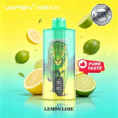 VAPEN AURA 100K PUFFS — izcila ilgstoša{1}}iztvaicēšanas ierīce jauniem vaperiem