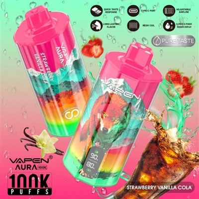 VAPEN AURA 100K PUFFS — labākais sīkrīks jauniešiem
