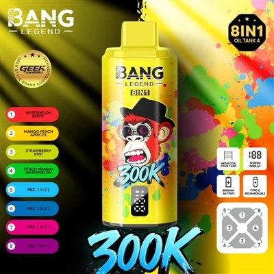 Bang Legend 300K: etalons jaunam e-cigarešu laikmetam