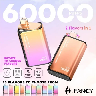 HIFANCY TWINMAX 60K — izbaudiet divas garšas pēc sirds patikas, izbaudiet kat...