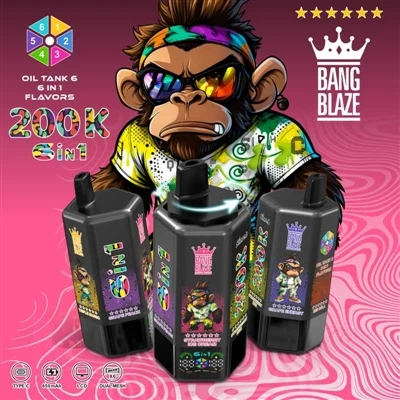 BANG BLAZE 6in1 200K: viens nūja rokā, sešas garšas vienā, jūs zināt, ko es d...
