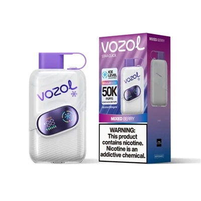 VOZOL STAR CLICK 50000: jauns vienreizlietojamo e{1}cigarešu etalons