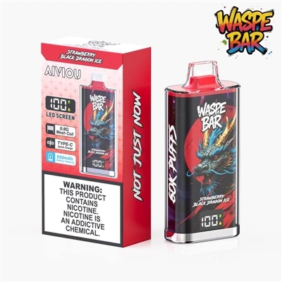 Waspe Bar 60K Puffs Vape: kad jūs vairs nevēlaties nomainīt aprīkojumu