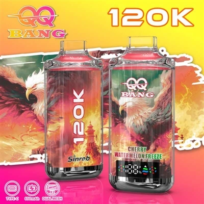QQ BANG 120K PUFFS: Kad e-cigaretes sāk runāt par 