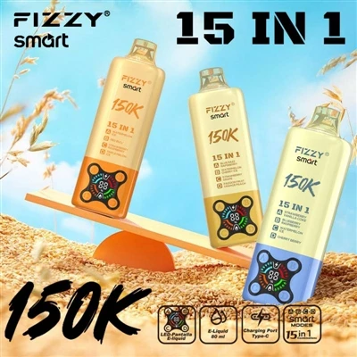 FIZZY SMART 15 IN 1 150K: vairāk nekā tikai vairākas garšas, tas novērš 