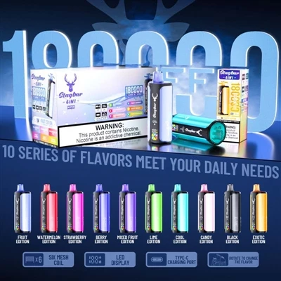 Stag Bar 6 in1 180K Puffs: ierīce, ar kuru nepatīk mānīties, taču tā ļoti lab...