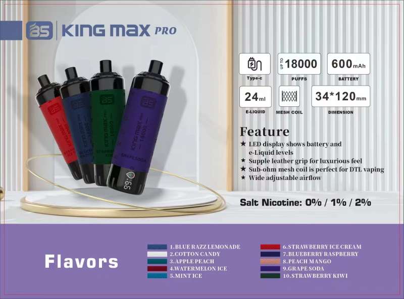 BS KING MAX PRO 18000 FEATURE