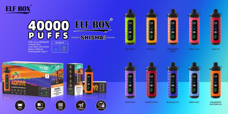 ELF BOX SHISHA MAX 40000 11
