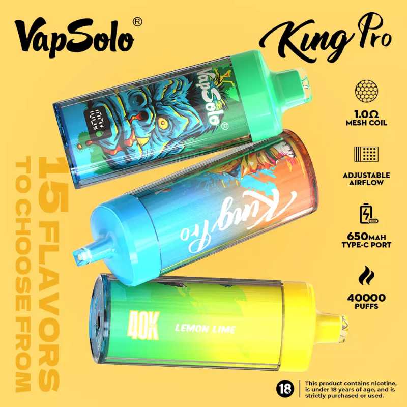 VapSolo-King-Pro-40000-Puffs-Smart-Screen-40K-2-5-Low-Nicotine-2Vapsolo King Pro 40000
