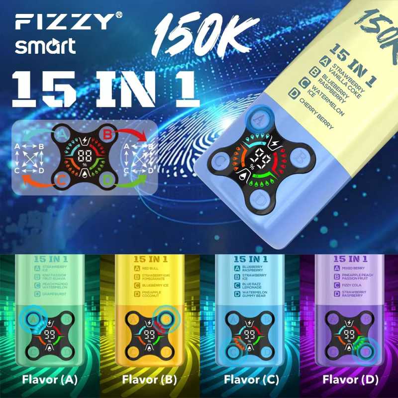 Fizzy Smart 15 In 1 150K puff