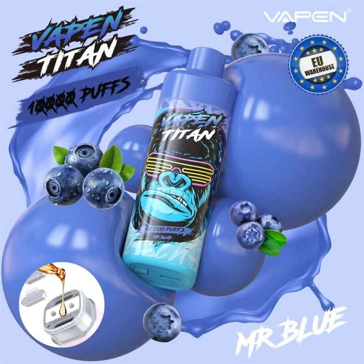 Mr Blue_VAPEN TITAN 10000 Mr Blue_VAPEN TITAN 10000