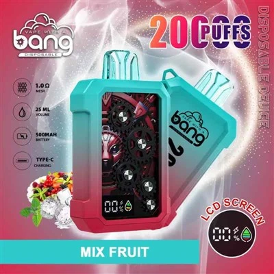 Bang 20000 Puff vienreizējās lietošanas vape