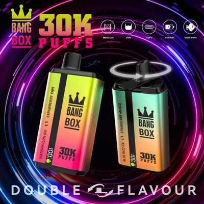 Sprādziena kaste 30000 dvesmas dubultā aromāta vape