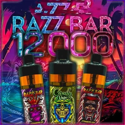 RAZZ BAR 12000 Puffs vienreizējās lietošanas vape
