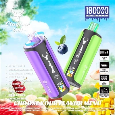 StagBar 6 in1 180K Puffs