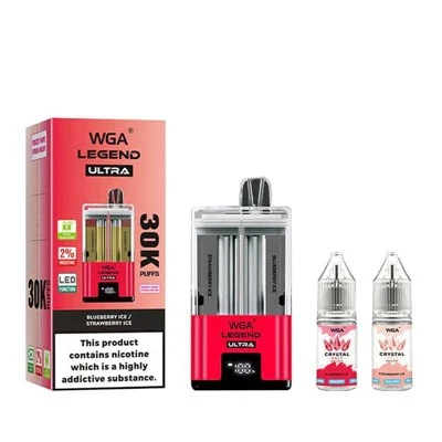 WGA leģenda Ultra 30000 dvesmas vape duāla garša