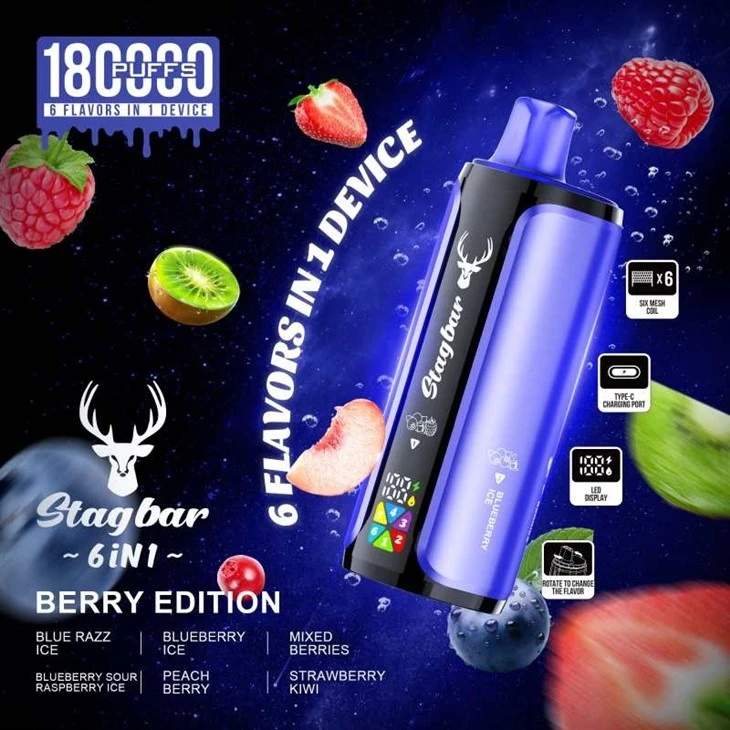 StagBar 6in1 180K Puffs Vap suppliers