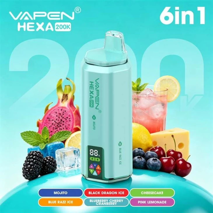 Vapen Hexa 200K 6in1 price Vapen Hexa 200K 6in1 price