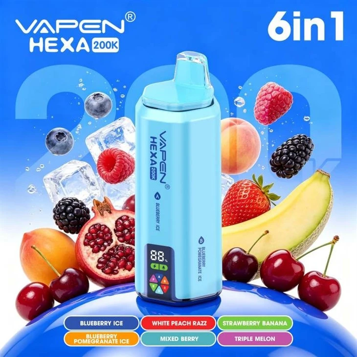 Vapen Hexa 200K 6in1 factory Vapen Hexa 200K 6in1 factory
