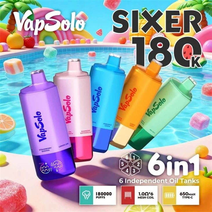 Vapsolo Sixer 180000 6in1 best Vapsolo Sixer 180000 6in1 best