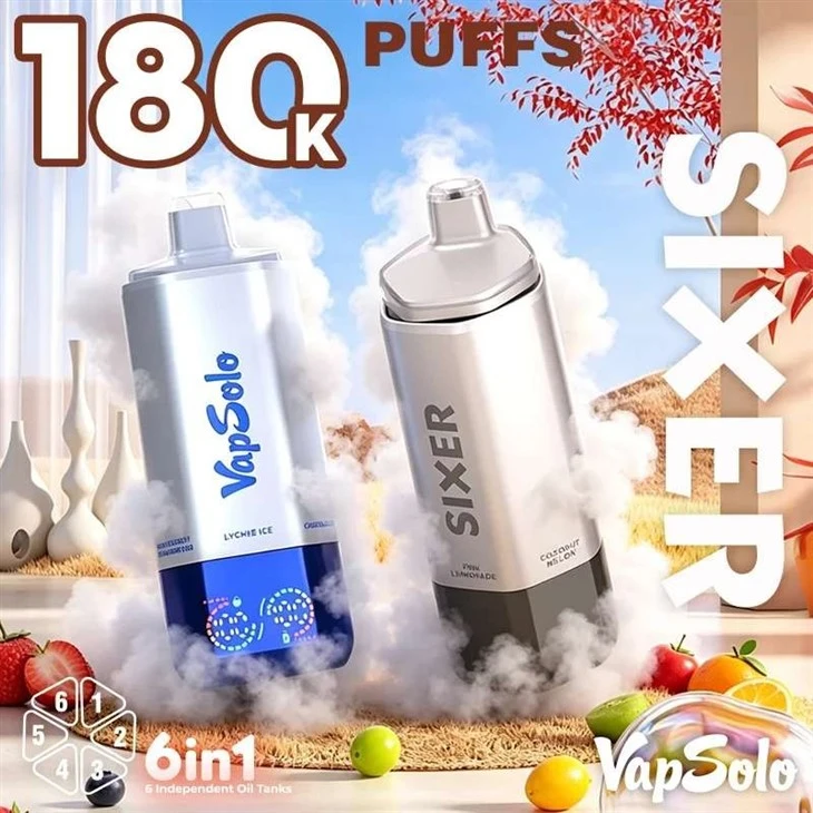 Vapsolo Sixer 180000 6in1 high quality Vapsolo Sixer 180000 6in1 high quality