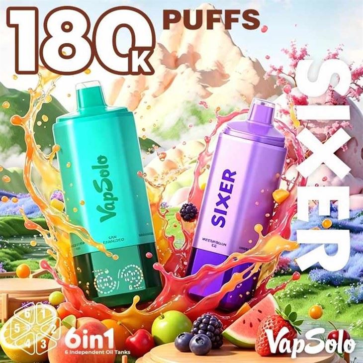 Vapsolo Sixer 180000 6in1 factory Vapsolo Sixer 180000 6in1 factory